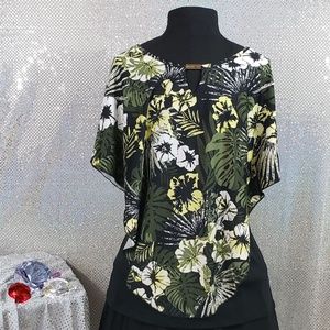 Womens Brody Myles Tropical Tank with Doublure